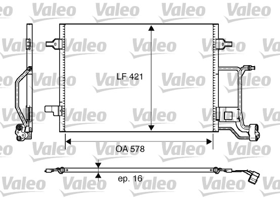 Airco condensor Valeo 817997