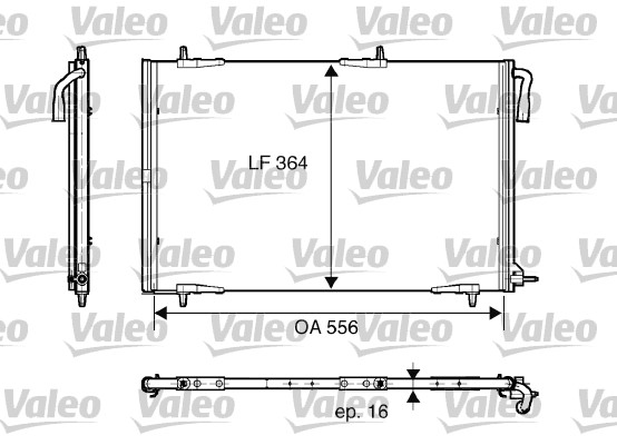 Airco condensor Valeo 818001