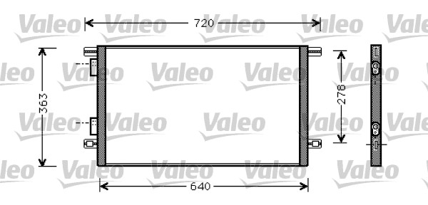 Airco condensor Valeo 818008