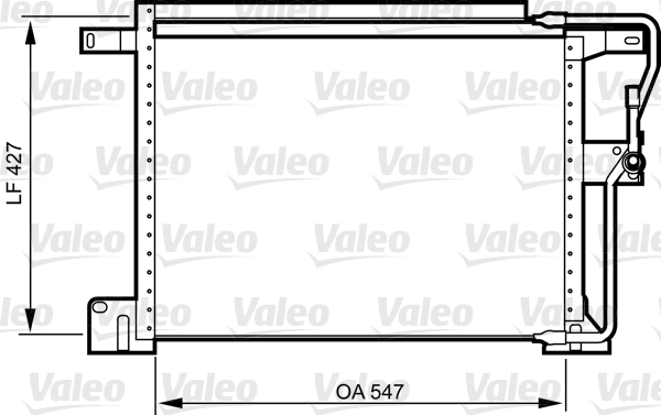 Airco condensor Valeo 818024