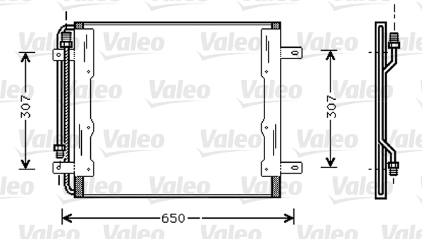 Airco condensor Valeo 818035