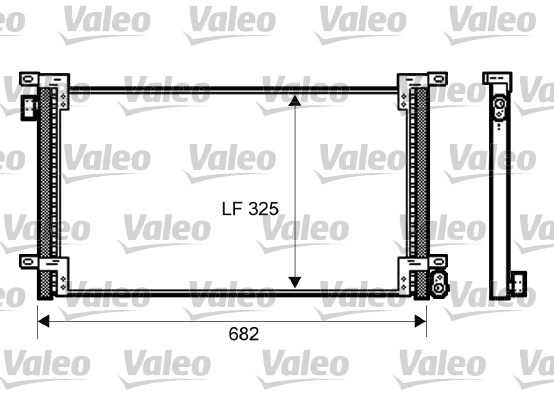 Airco condensor Valeo 818036