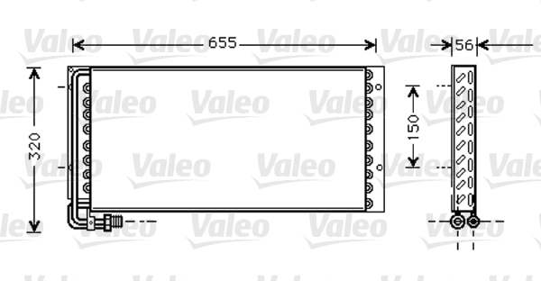 Airco condensor Valeo 818044