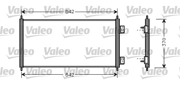 Airco condensor Valeo 818050