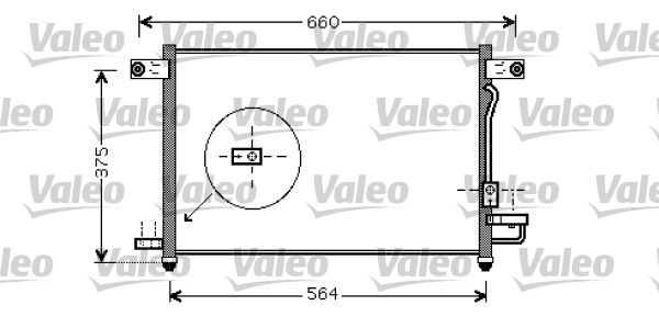 Airco condensor Valeo 818061