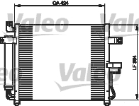 Airco condensor Valeo 818073