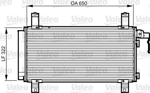 Airco condensor Valeo 818090