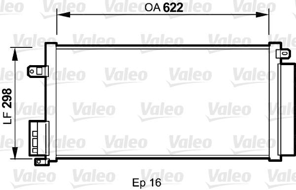 Airco condensor Valeo 818192