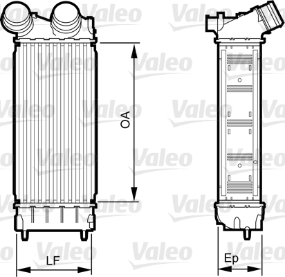 Interkoeler Valeo 818226