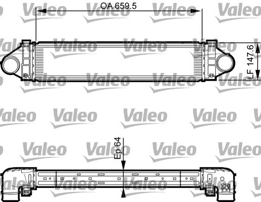 Interkoeler Valeo 818238