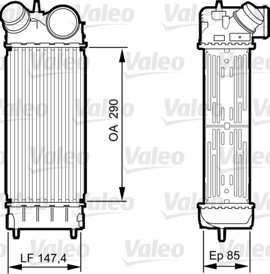 Interkoeler Valeo 818241