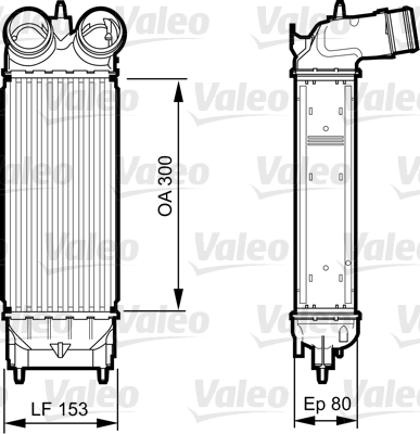 Interkoeler Valeo 818244