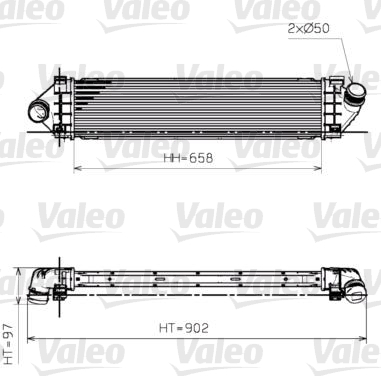 Interkoeler Valeo 818246