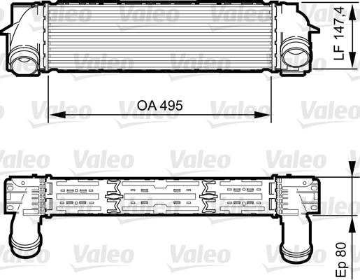 Interkoeler Valeo 818252