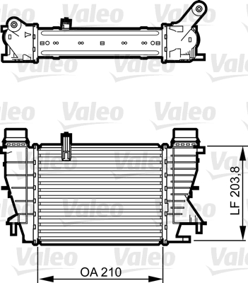 Interkoeler Valeo 818264