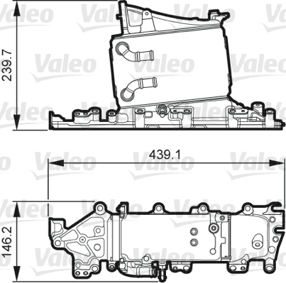 Interkoeler Valeo 818265