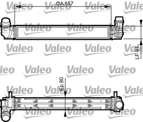 Interkoeler Valeo 818269