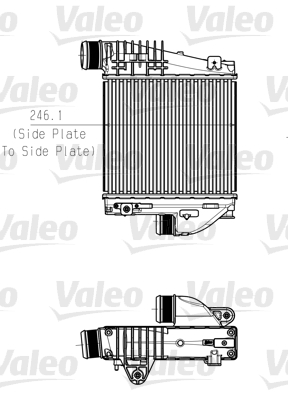 Interkoeler Valeo 818290