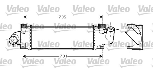 Interkoeler Valeo 818717