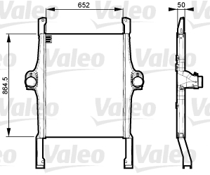 Interkoeler Valeo 818735