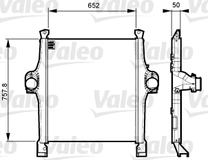 Interkoeler Valeo 818736