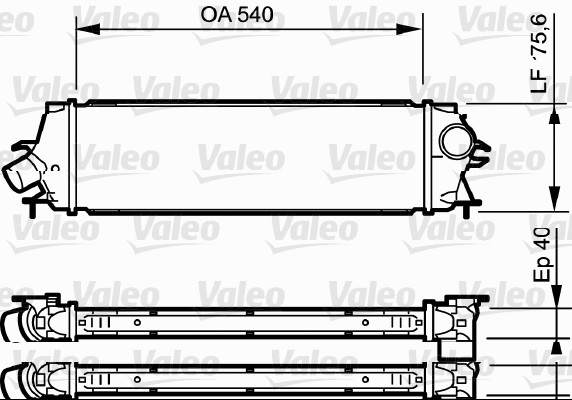 Interkoeler Valeo 818771