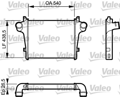 Interkoeler Valeo 818779