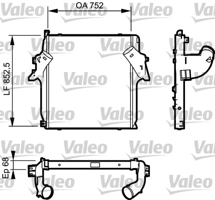 Interkoeler Valeo 818781