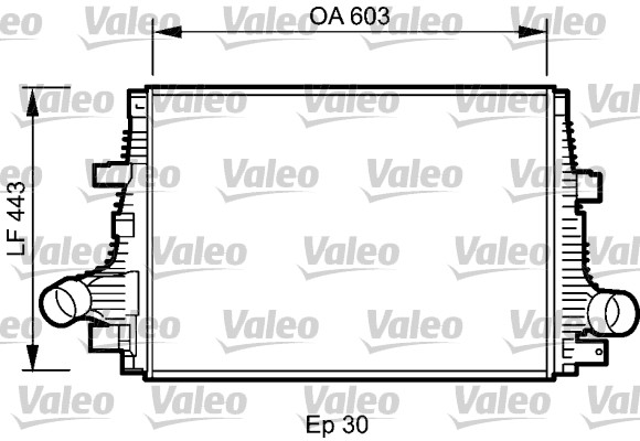 Interkoeler Valeo 818794