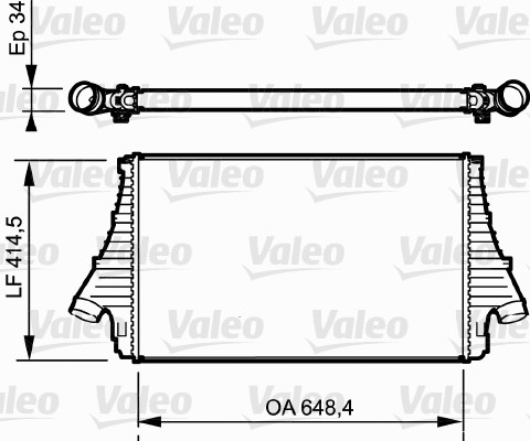 Interkoeler Valeo 818818