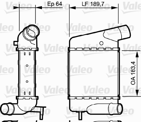 Interkoeler Valeo 818835
