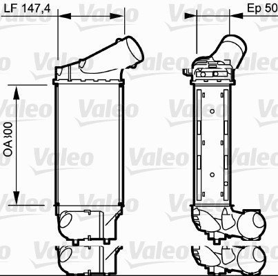 Interkoeler Valeo 818836