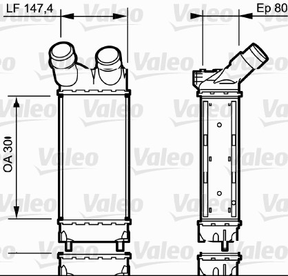 Interkoeler Valeo 818866