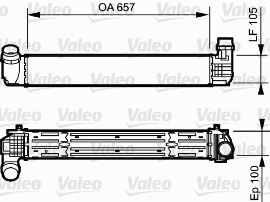 Interkoeler Valeo 818869