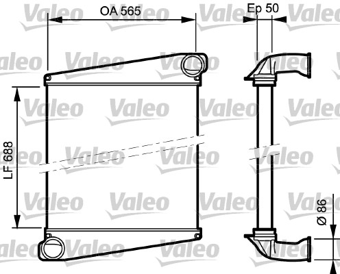 Interkoeler Valeo 818873