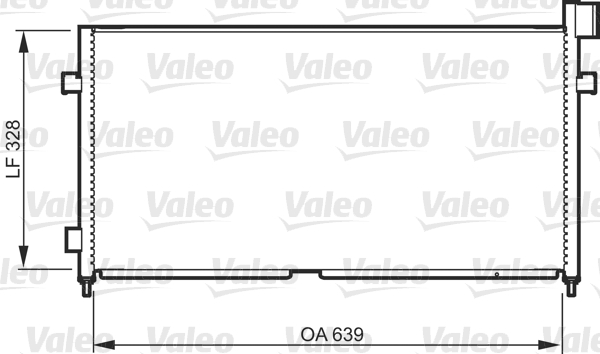 Airco condensor Valeo 818984