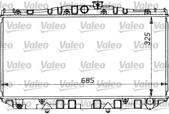 Radiateur Valeo 819123