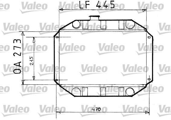 Radiateur Valeo 819151