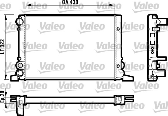 Radiateur Valeo 819259