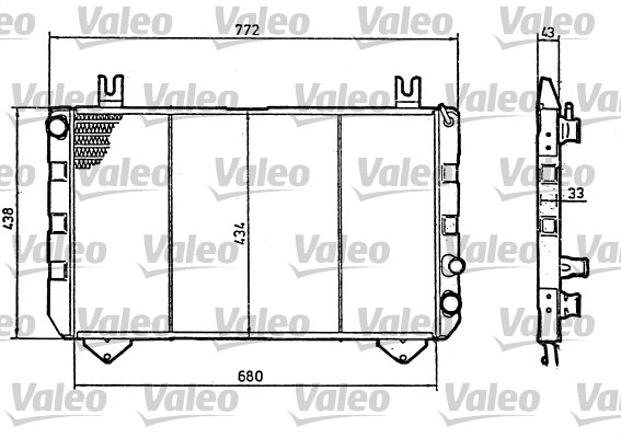 Radiateur Valeo 819320