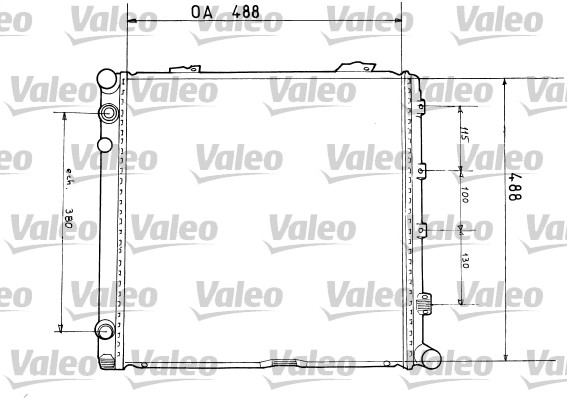 Radiateur Valeo 819373