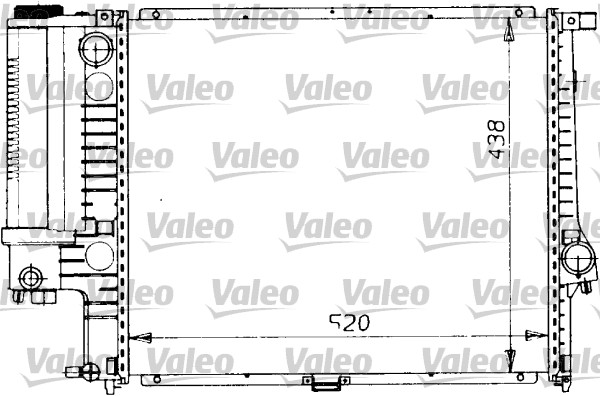 Radiateur Valeo 819412