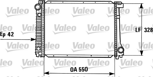 Radiateur Valeo 819415