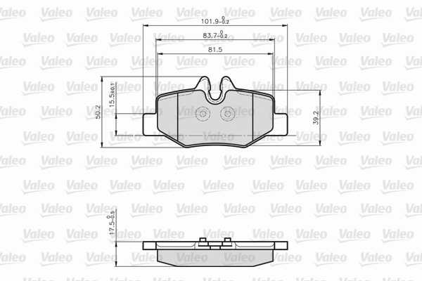 Valeo Remblokset 872008