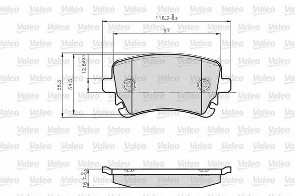 Valeo Remblokset 872326