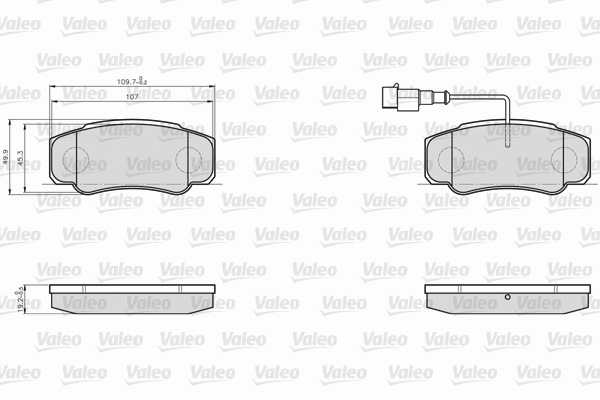 Remblokset Valeo 873921