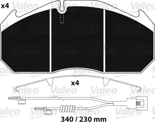 Remblokset Valeo 882213