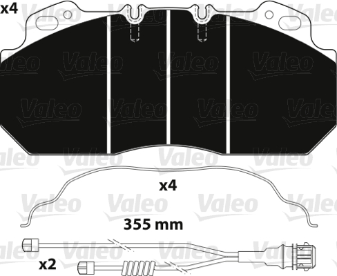 Remblokset Valeo 882217