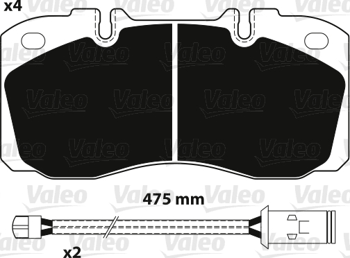 Remblokset Valeo 882233