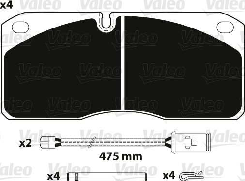 Remblokset Valeo 882258